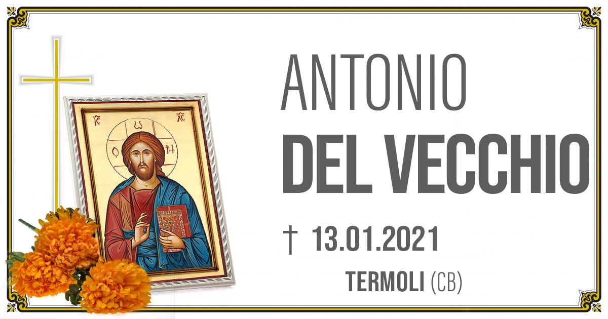 ANTONIO DEL VECCHIO 13.01.2021