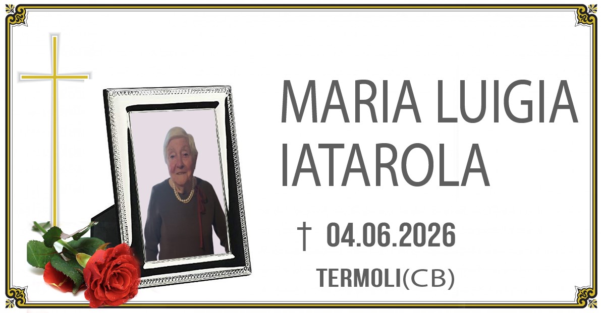 MARIA LUIGIA IATAROLA 04/06/2026