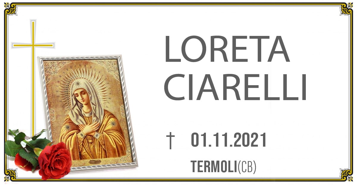LORETA CIARELLI  01-11-2021  