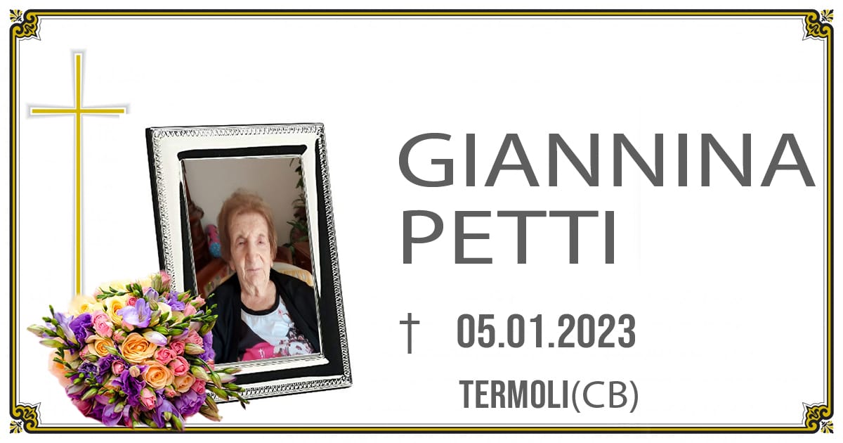 GIOVANNA PETTI  05/01/2023