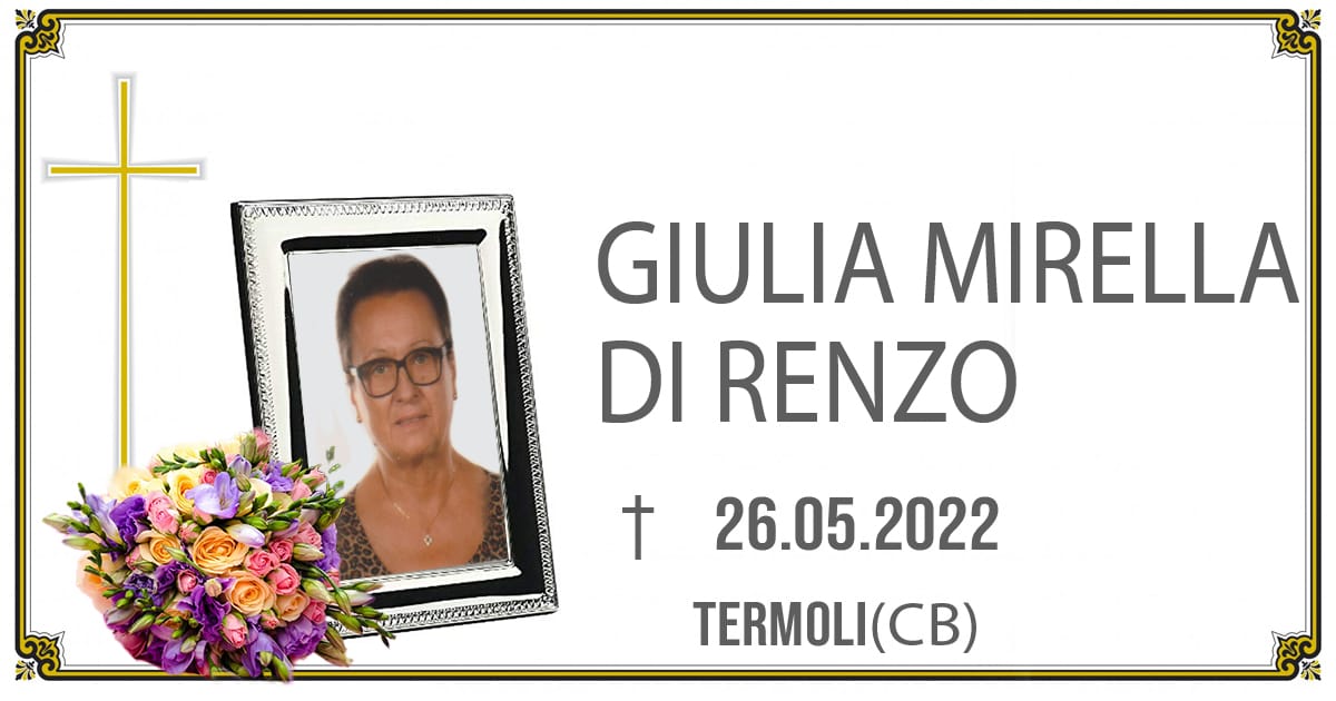 GIULIA MIRELLA DI RENZO 26/05/2022