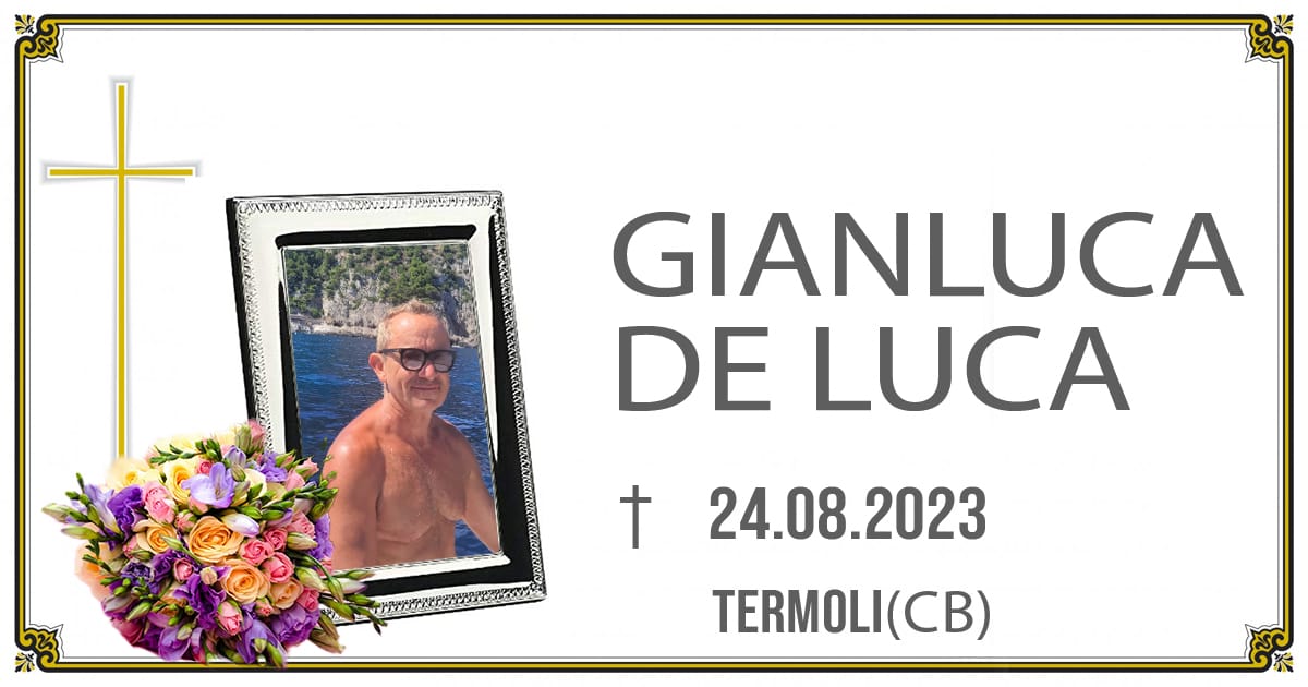 GIANLUCA DE LUCA 24/08/2023 