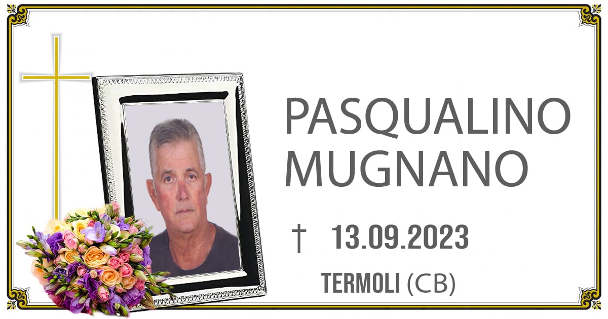 PASQUALINO MUGNANO 14/09/2023 