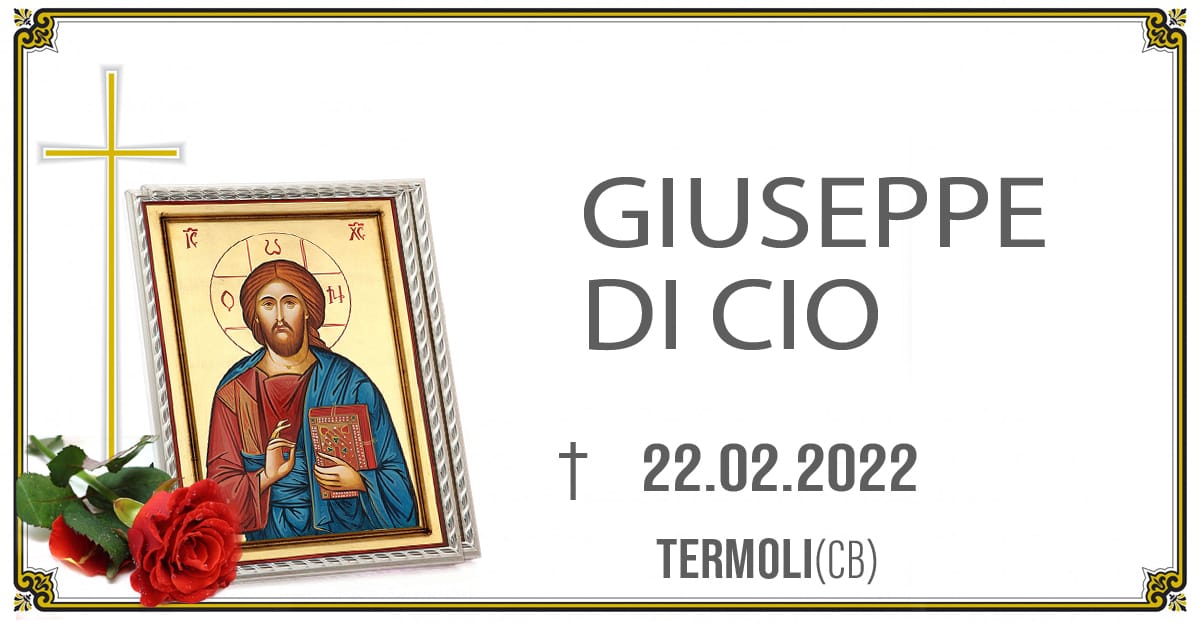 GIUSEPPE DI CIO 22/02/2022        