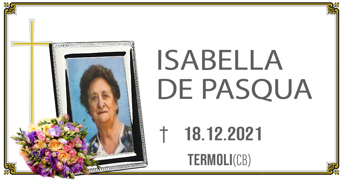 ISABELLA DE PASQUA 18/12/2021  
