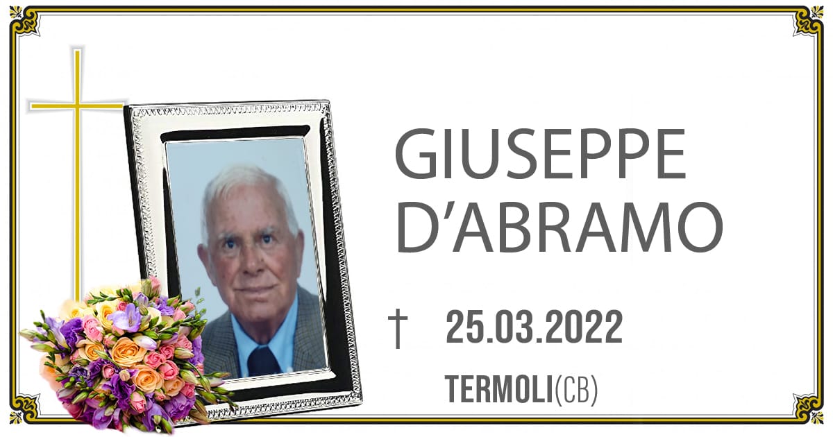 GIUSEPPE D'ABRAMO 25/03/2022            