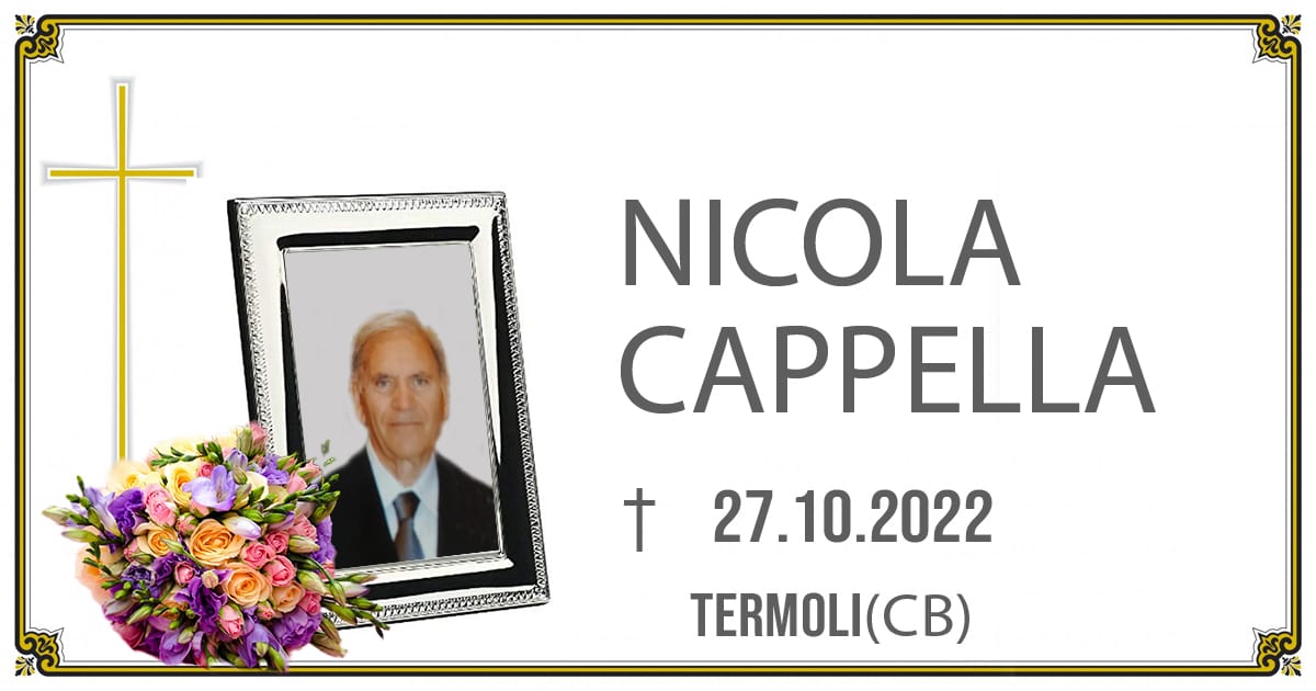 NICOLA CAPPELLA 27/10/2022