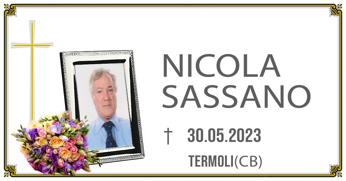NICOLA SASSANO 30/05/2023