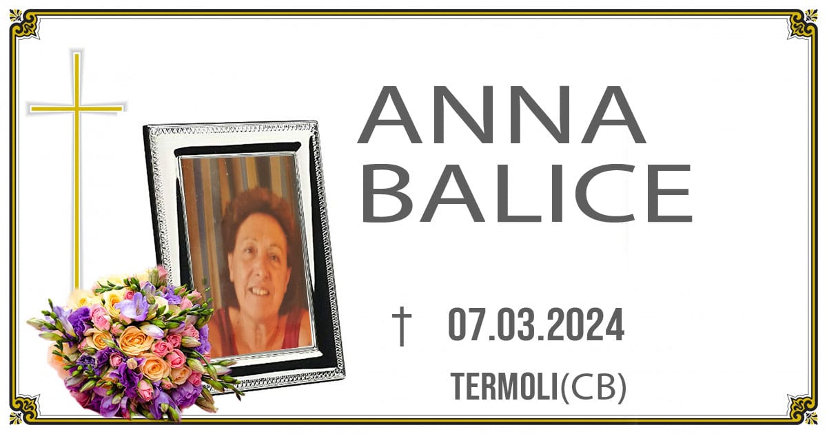 ANNA BALICE 07/03/2024  