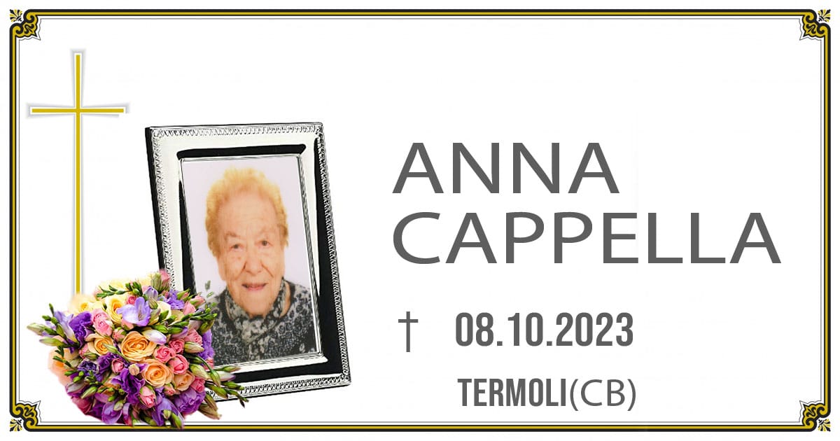 ANNA CAPPELLA 08/10/2023  