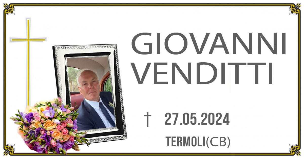 GIOVANNI VENDITTI 27/05/2024   