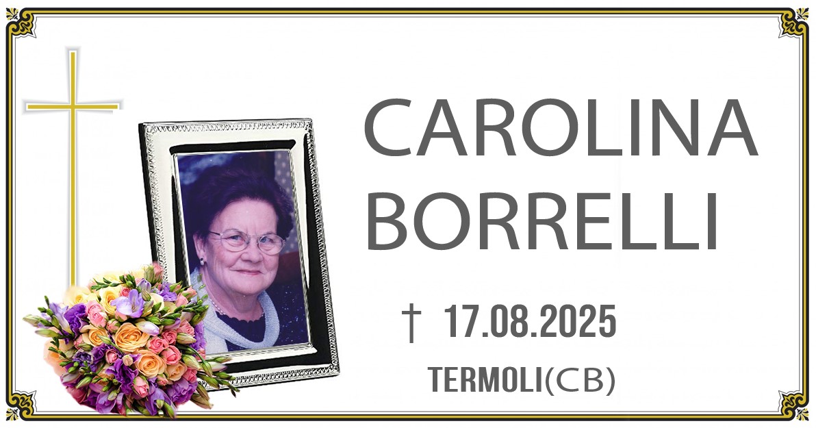CAROLINA BORRELLI 17/08/2025