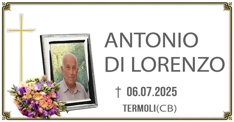 ANTONIO DI LORENZO 06/07/2025