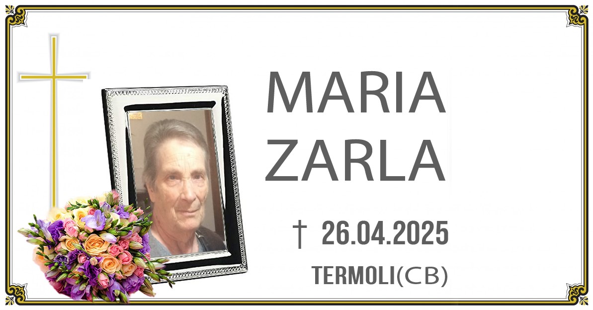 MARIA ZARLA 26/04/2025
