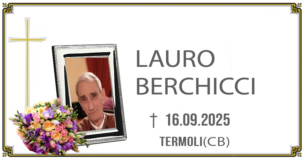 LAURO BERCHICCI 16/09/2025